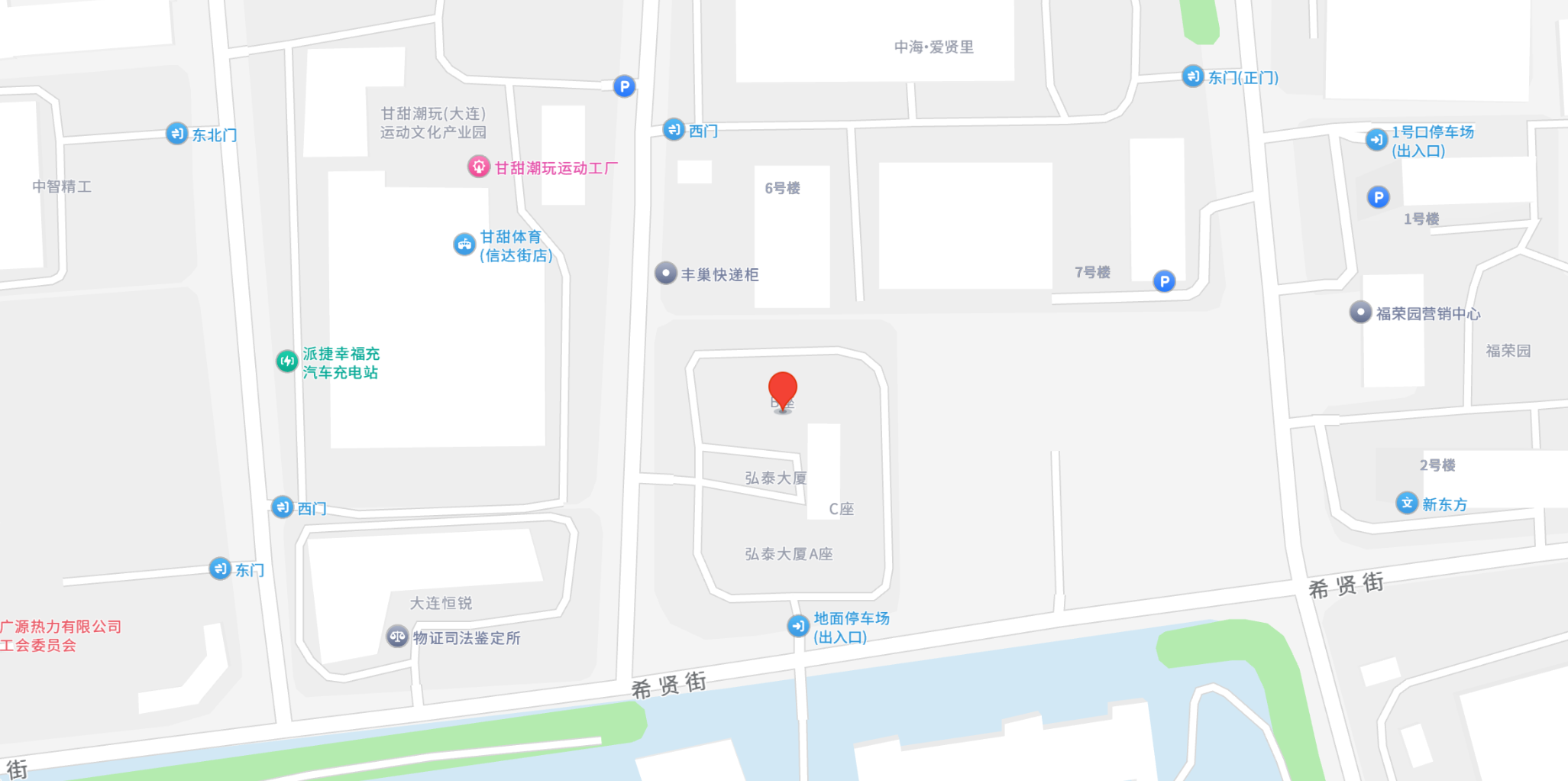 公司位置地图